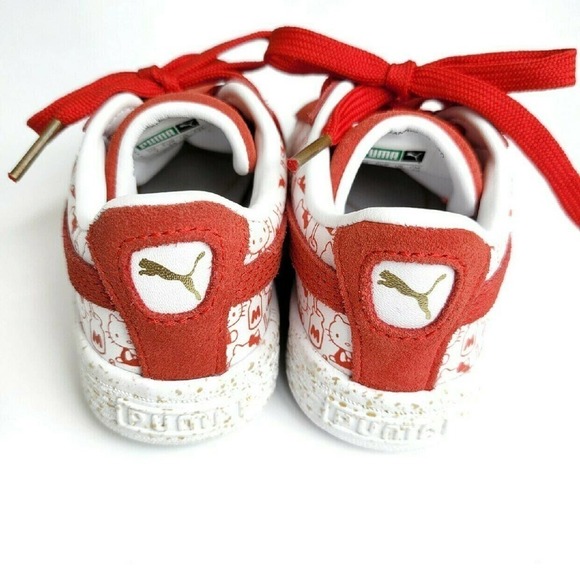 Hello Kitty Puma Sneakers -Exclusive! NEW 8 Red - Picture 5 of 9